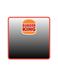 burger king logo on a white background